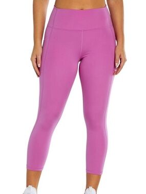 GAP FIT High-Rise Cropped Leggings in Bright Purple Size Large